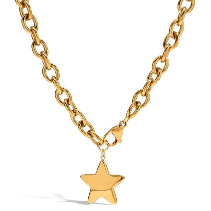 ELENYS Nova  pozlacený náhrdelník 18K žluté zlato