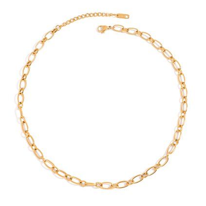 ELENYS Bold Chain  pozlacený náhrdelník 18K žluté zlato