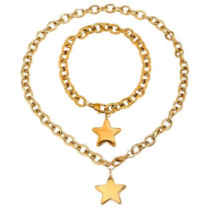 ELENYS Nova set  pozlacený set 18K žluté zlato