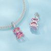 stříbrný přívěsek medvídka se zirkony charms SCC2754 VT(3)