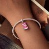 stříbrný přívěsek medvídka se zirkony charms SCC2754 VT(5)