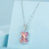 stříbrný přívěsek medvídka se zirkony charms SCC2754 VT+SCA010(1)