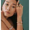 Elenys pozlacený perlový náramek Clara 17 cm 18K žluté zlato Perla 5A