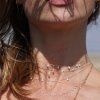 ELENYS Sparkle  pozlacený náhrdelník 18K žluté zlato