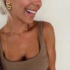 ELENYS Sparkle  pozlacený náhrdelník 18K žluté zlato