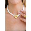 ELENYS Heart  pozlacený náhrdelník 18K žluté zlato