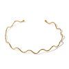 ELENYS Wawe  pozlacený choker 18K žluté zlato