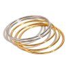 ELENYS Bangle Duo set  sada náramků 18K zlato & ocel