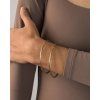 ELENYS Bangle Duo set  sada náramků 18K zlato & ocel