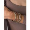 ELENYS Bangle Duo set  sada náramků 18K zlato & ocel