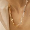 ELENYS Duo Chain  pozlacený náhrdelník 18K žluté zlato