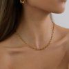 ELENYS Bold Chain  pozlacený náhrdelník 18K žluté zlato