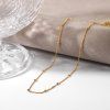 ELENYS Beads Chain  pozlacený náhrdelník 18K žluté zlato