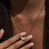 ELENYS Duo Stone  pozlacený náhrdelník 18K žluté zlato