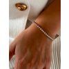 ELENYS Tennis 3 mm  pozlacený náramek 18K žluté zlato