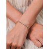 ELENYS Tennis 3 mm  pozlacený náramek 18K žluté zlato
