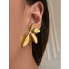 ELENYS Golden Bloom  pozlacené náušnice 18K žluté zlato