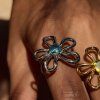 ELENYS Bloom  pozlacený prsten 18K žluté zlato