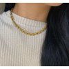 ELENYS Milano Chain  pozlacený náhrdelník 18K žluté zlato