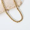 ELENYS Milano Chain  pozlacený náhrdelník 18K žluté zlato