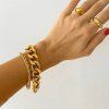 ELENYS Milano Chain  pozlacený náramek 18K žluté zlato