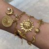 ELENYS Luna Stella  pozlacený náramek 18K žluté zlato