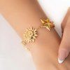 ELENYS Luna Stella  pozlacený náramek 18K žluté zlato