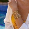 ELENYS Verona Lumi  pozlacený náramek 18K žluté zlato