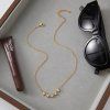 ELENYS Heartline Chain  pozlacený náhrdelník 18K žluté zlato