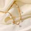 ELENYS Pearl Drop  pozlacený náramek 18K žluté zlato