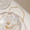 ELENYS Pearl Trio  pozlacený náramek 18K žluté zlato
