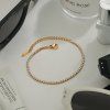 ELENYS Tennis 2 mm  pozlacený náramek 18K žluté zlato