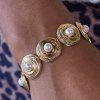 ELENYS Aurora Pearl  pozlacený náhrdelník 18K žluté zlato