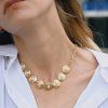 ELENYS Aurora Pearl  pozlacený náhrdelník 18K žluté zlato