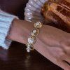ELENYS Aurora Pearl  pozlacený náramek 18K žluté zlato