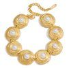 ELENYS Aurora Pearl  pozlacený náramek 18K žluté zlato