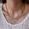 ELENYS Aurielle Layers  pozlacený náhrdelník 18K žluté zlato