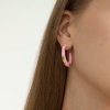 ELENYS Blush  pozlacené náušnice 18K žluté zlato