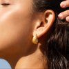 ELENYS Golden Drop  pozlacené náušnice 18K žluté zlato
