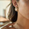 ELENYS Preciosa  pozlacené náušnice 18K žluté zlato