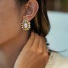 ELENYS Preciosa  pozlacené náušnice 18K žluté zlato
