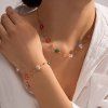 ELENYS Daisy Glow  pozlacený náhrdelník 18K žluté zlato