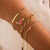 ELENYS Sweetheart Sausage set  pozlacený set 18K žluté zlato