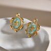 ELENYS Ocean Turtle set  pozlacený set 18K žluté zlato