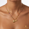 ELENYS Candy Glow Coast  pozlacený náhrdelník 18K žluté zlato