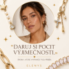 ELENYS Lucky Symbols  pozlacený náhrdelník 18K žluté zlato