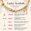 ELENYS Lucky Symbols  pozlacený náhrdelník 18K žluté zlato